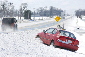vehicle loses control