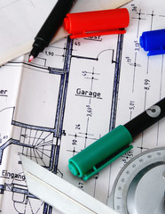 Bauzeichnung Bauplan Hauskauf Bauen und Finanzieren