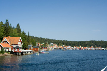 Der Sund vor der Insel Ulvön in Schweden