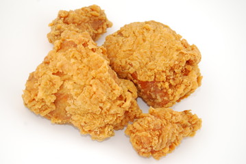 poulets frits