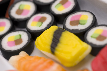 Variety of Candy that looks like Sushi
