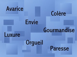 les 7 pêchés capitaux