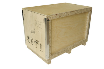 Transporting box for manufactured goods.