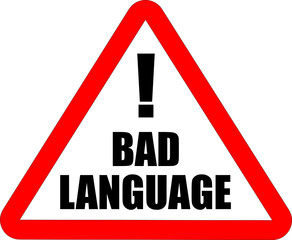 TriangleSignBadLanguage