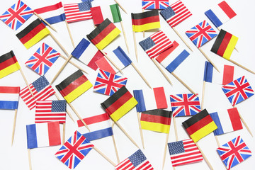 Obraz premium Flag Sandwich Picks