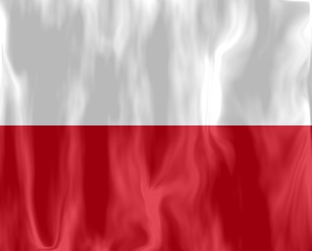 Fototapeta drapeau pologne poland flag