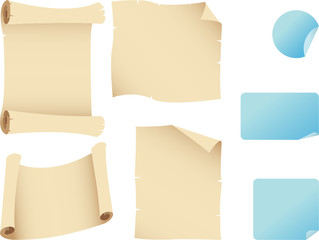 Scrolls and Stickers