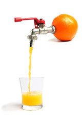 Orange juice - straight from the source