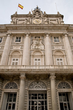 Main entrance into 'Palacio Real', Madrid