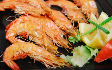 langostinos a la plancha