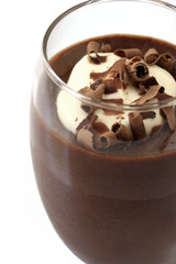 Glass of Chocolate Mousse