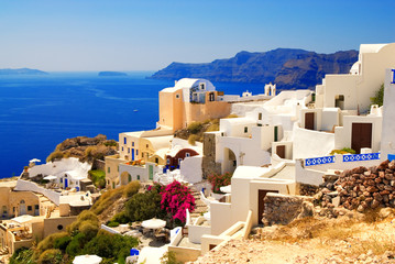 Beautiful landscape view (Santorini Island, Greece)