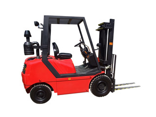 forklift isolated