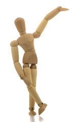 Manikin showing large