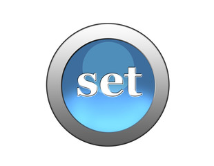 blue button set