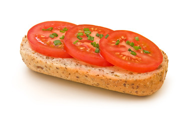 Tomato sandwich with chives #2