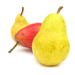 Pears isolated on white background