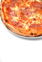 Italian ham pizza