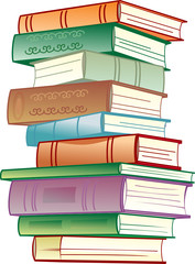 pile of books