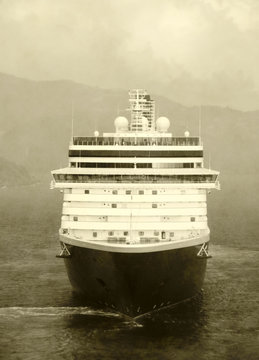 Vintage ocean liner