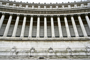 classic marble colonnade