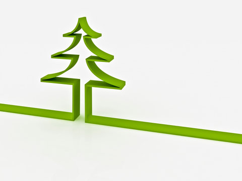 Green pine concept