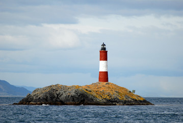 Famous lighthouse on the Beagle Channel - 6775630
