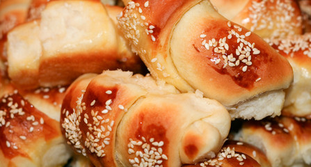 Doughnuts after baking