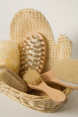 panier en osier pour le bain
