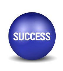 Success Icon - blue
