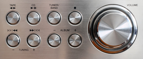 volume handle and control buttons