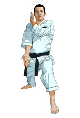karaté illustration