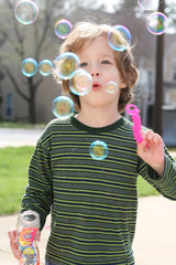 Blowing bubbles