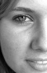 Fototapeta premium Half Face