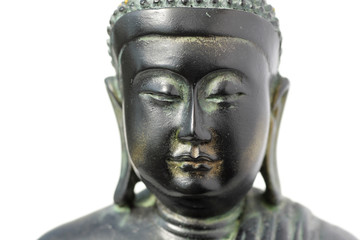 head of buddha, on white - 6800240