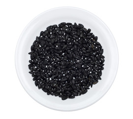 sunflower seeds in plate