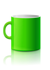 Mug vert vide