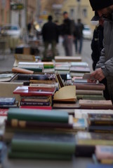 Flea Market Detail: vintage books