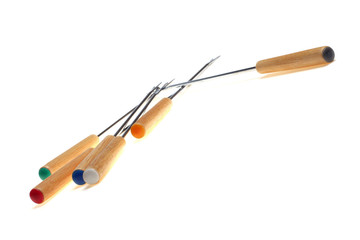 Naklejka premium iron fondue's forks