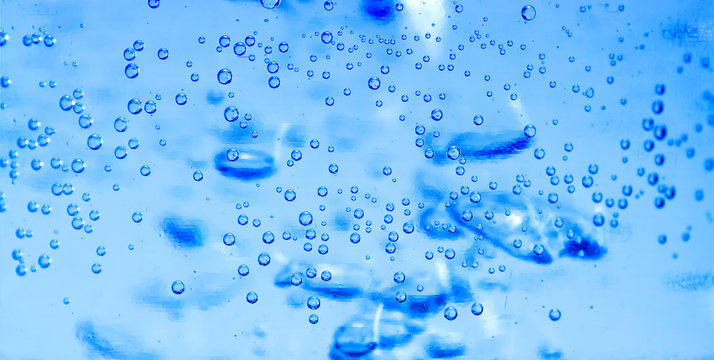 blue water for with drops