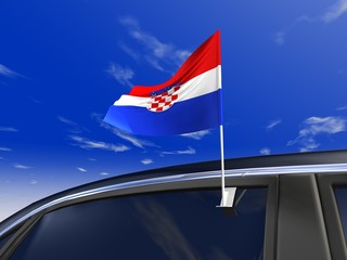 Auto-fahne Kroatien