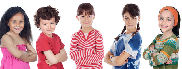 Five adorables children