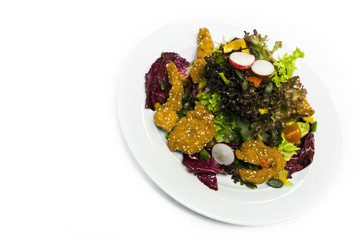 Backhendlsalat