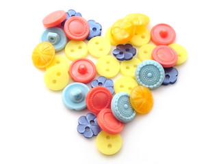 heart of buttons