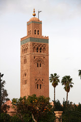 Fototapeta na wymiar Koutoubia mosque in Marrakech, Morocco
