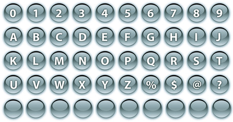 grey orb buttons