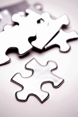 Jigsaw puzzle pieces
