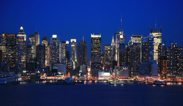 Manhattan Night Blue