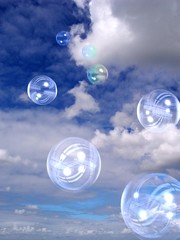 bubbles in the sky