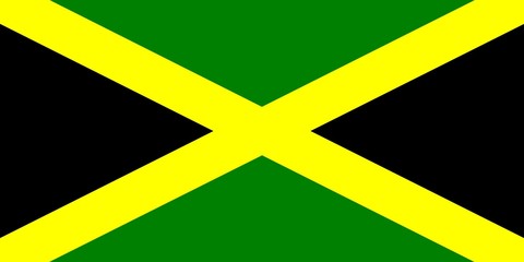 Obraz premium flag of jamaica with official proportion